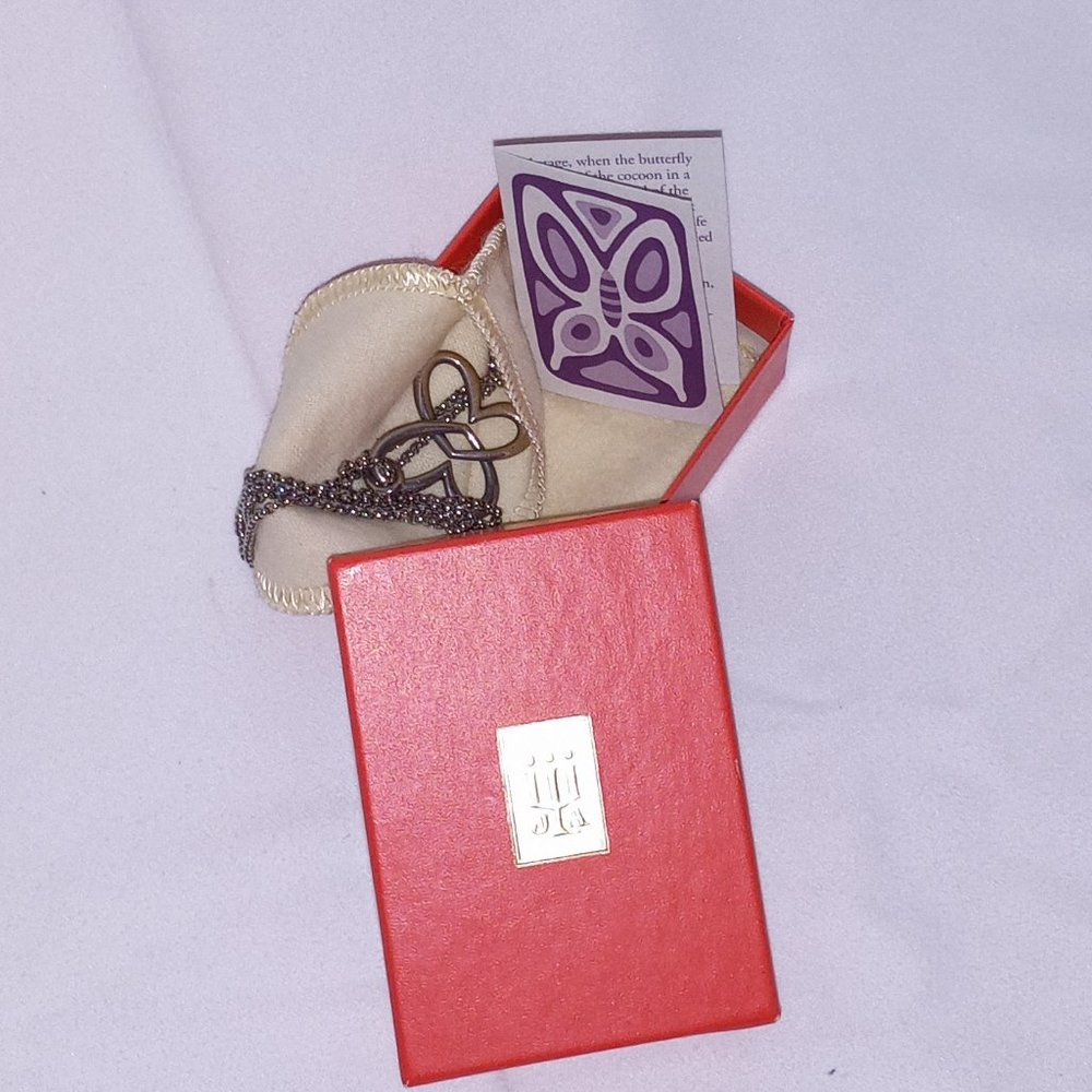 James Avery Butterfly pendant Neclace